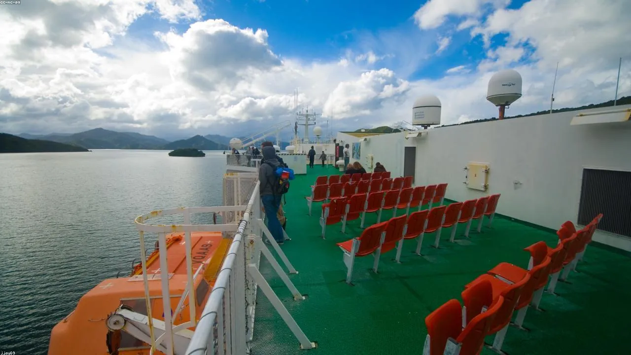 Camellia Line ferry docked at Busan International Ferry Terminal