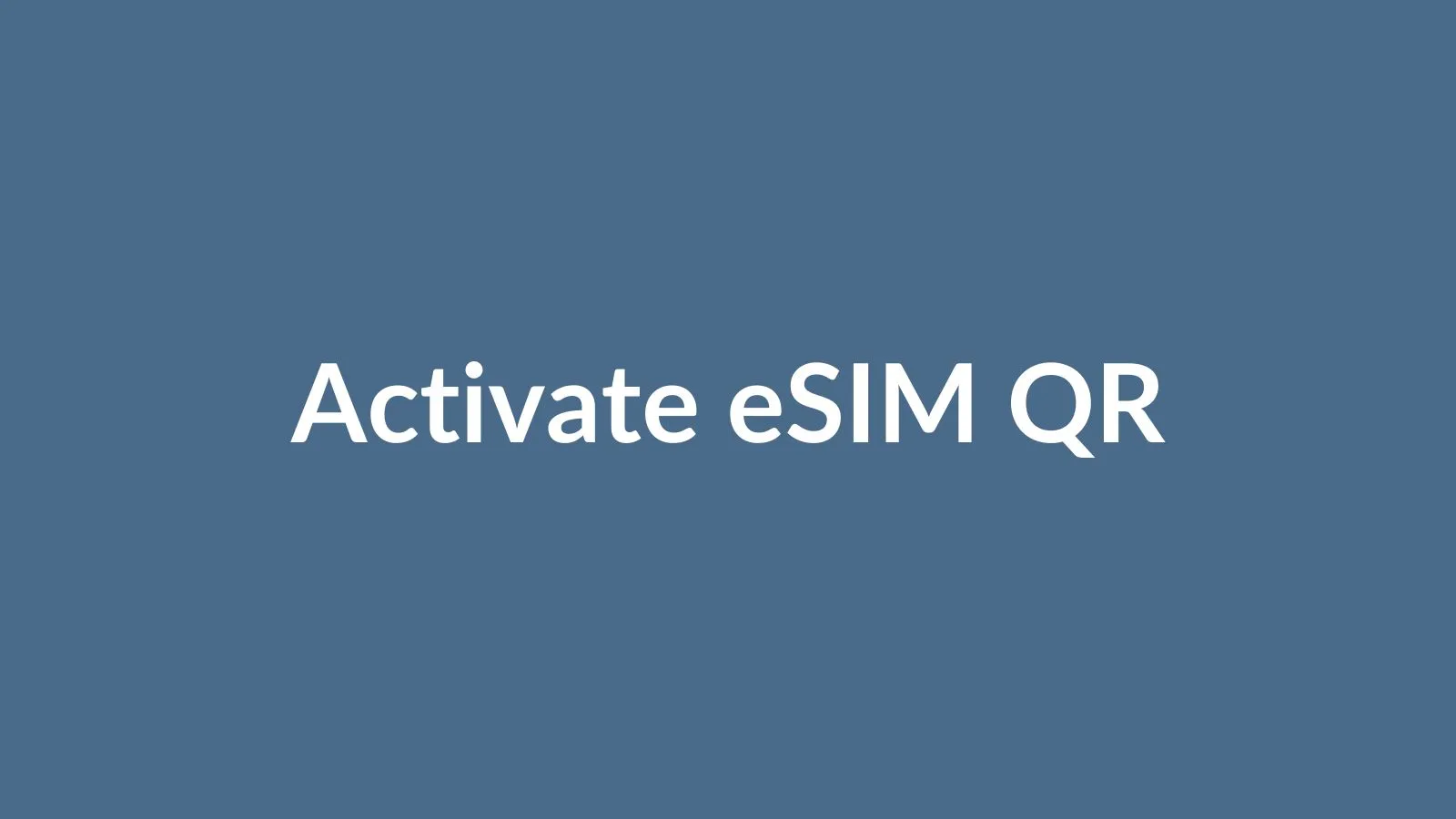 Airalo eSIM QR 코드 스캔으로 일본 데이터 플랜 활성화